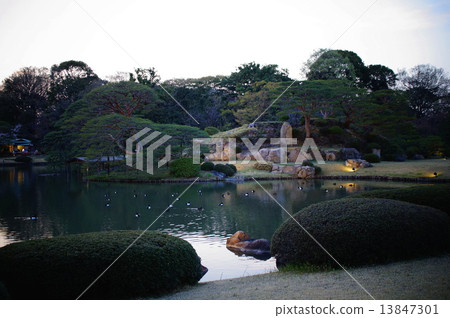 Rikugi-en Oizumi water Nakanoshima island special recognition special victory (Tokyo Bunko-ku Honkomagome) Rikugi-en Oizumi water Nakanoshima island special recognition special victory (Tokyo Bunko-ku Honkomagome) 13847301