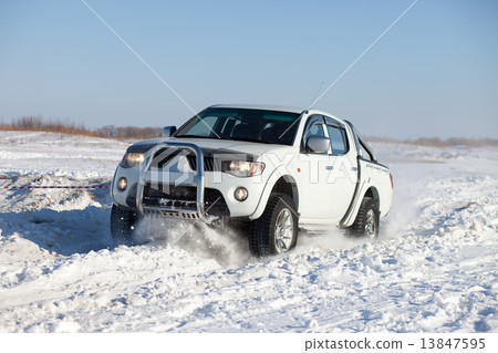 Winter truck ride 13847595