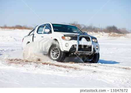 Winter truck ride 13847672