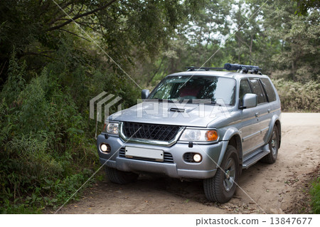 Car on the road Car on the road 13847677