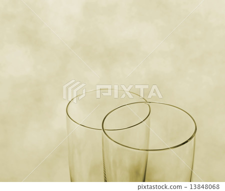Two Champagne glasses as wedding symbol 13848068