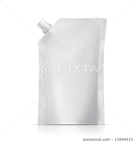 Blank spouted pouch. Blank spouted pouch. 13848413