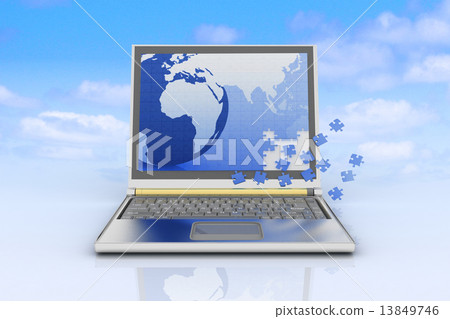 Internet Concept of global business 13849746