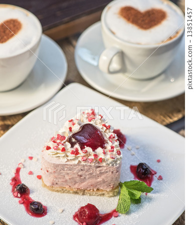 heart-shaped valentine cake heart-shaped valentine cake 13851457