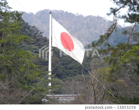 Hinomaru of Izumo Taisha Shrine 13853259