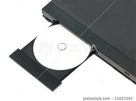 Close up DVD In Open Tray. 13853391