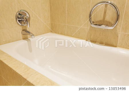 Bathtub in a luxurious hotel room 13853496