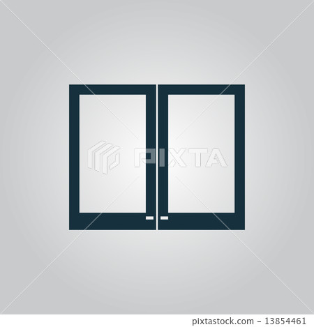 Two plastic Window icon, sign and button 13854461