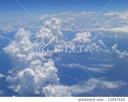 Aerial photograph of cloud 002 13857420