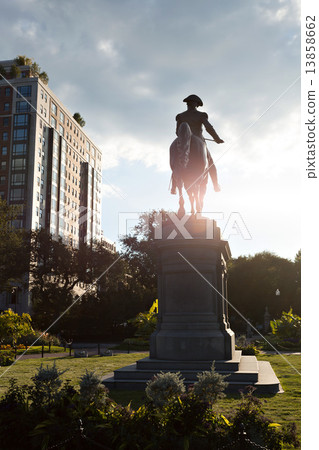 Boston George Washington Statue 13858662