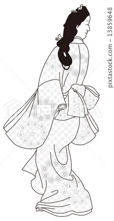 著色 - 美麗的身影作為回報 著色 - 美麗的身影作為回報 13859648