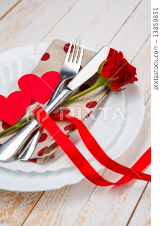 Beautiful set for romantic evening Beautiful set for romantic evening 13859851
