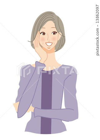 一個女人帶著微笑 一個女人帶著微笑 13862097