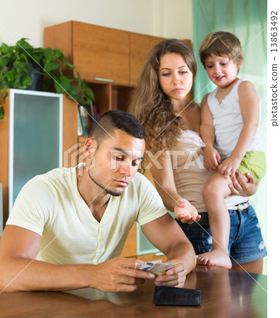 Financial problems in young family Financial problems in young family 13863492