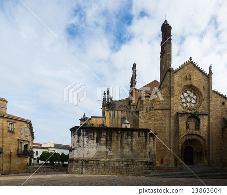 Day view of Plasencia Cathedral 13863604
