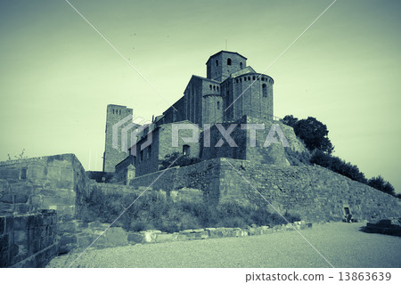 Vintage photo of Castle of Cardona Vintage photo of Castle of Cardona 13863639