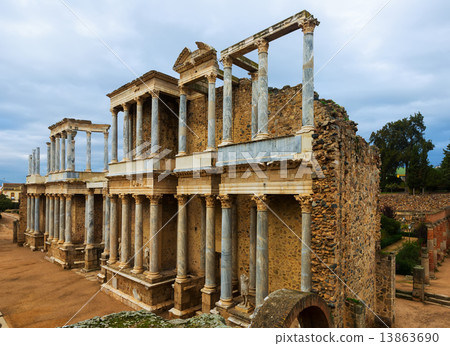 Antique Roman Theatre. Merida Antique Roman Theatre. Merida 13863690
