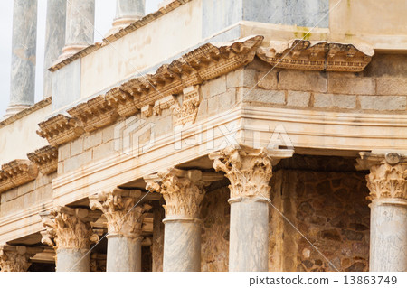 Closeup of Roman Theatre Closeup of Roman Theatre 13863749