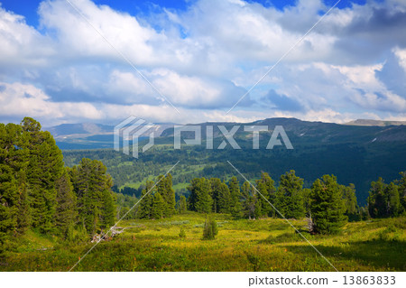 Landscape with mountains Landscape with mountains 13863833