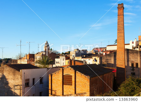 View of old Catalan town. Valls View of old Catalan town. Valls 13863960