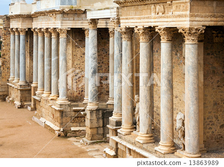 Antique  Roman Theatre in  Merida 13863989