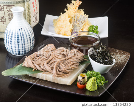 japanese cuisine. udon on the background 13864220