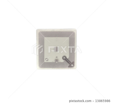 RFID tag, anti theft, chips, hand, labels, electronics, technology, tags, logistics, surveillance, c 13865986