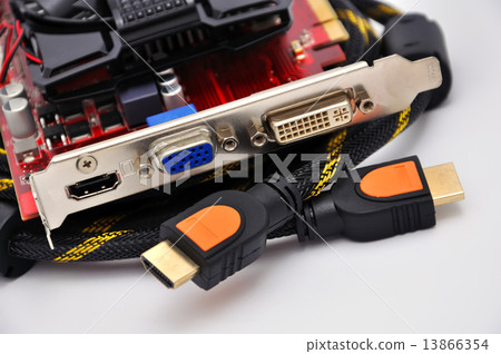 video card and hdmi cable video card and hdmi cable 13866354