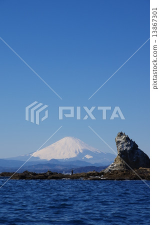 烏帽和富士山/神奈川縣茅崎市 13867301