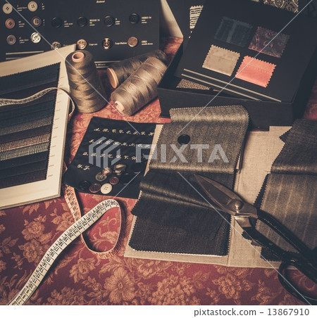 Cloth samples for custom made suits and jackets 13867910