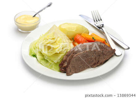 Corned beef & cabbage 13869344