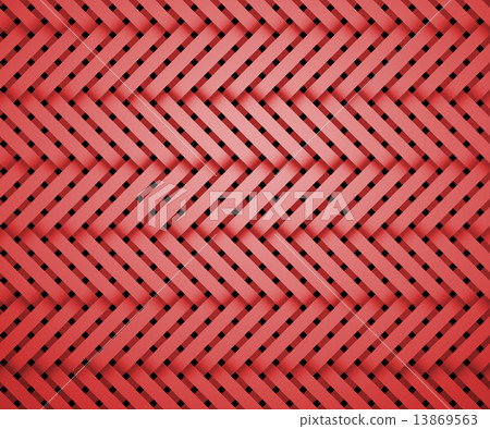 pattern tube overlap parallel red 13869563
