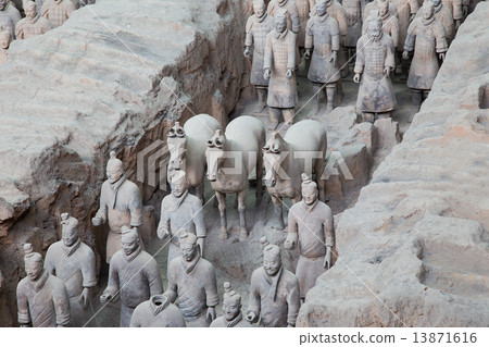 Qin dynasty Terracotta Army, Xian (Sian), China 13871616