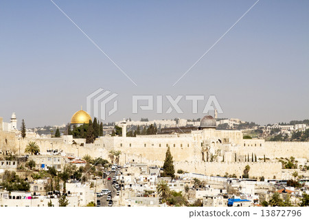Southern Wall of Temple Mount Southern Wall of Temple Mount 13872796