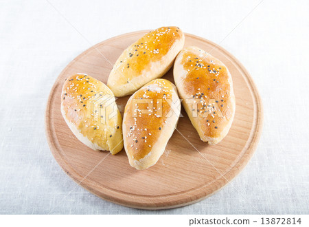 Russian and Ukrainian homemade pattys . 13872814