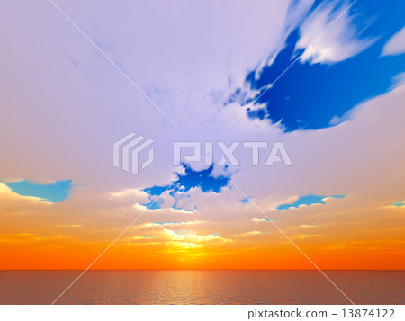 風和雲與大海 13874122