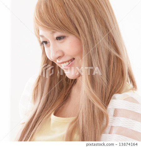 long-haired, smile, person 13874164