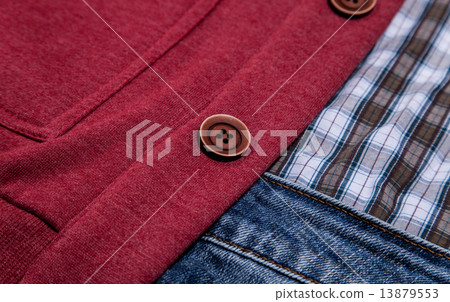 Jeans pocket for background 13879553