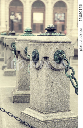 Marble poles in Vienna, Austria 13880166