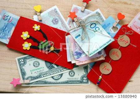 Vietnam Tet, red envelope, lucky money Vietnam Tet, red envelope, lucky money 13880940