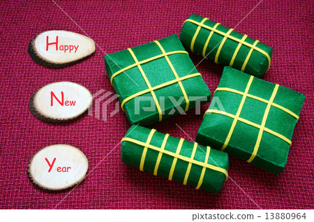 Vietnamese food,  banh chung, banh tet, Vietnam Tet 13880964