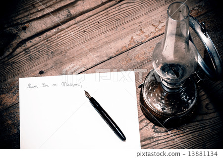 Old fashioned letter Old fashioned letter 13881134