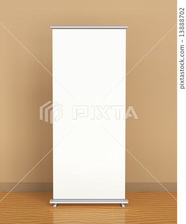 Blank roll-up banner 13888702