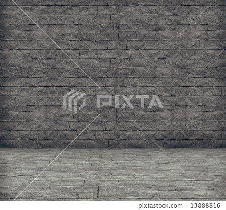 The grey brick wall The grey brick wall 13888816