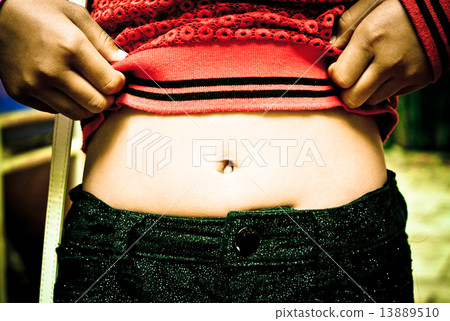 Young Girl Showing Young Girl Showing
