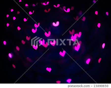 Heart bokeh background, Valentine's day 13890650