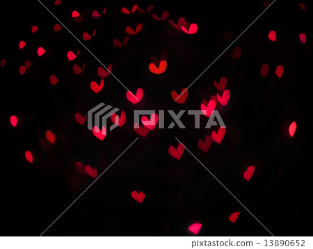 Heart bokeh background, Valentine's day 13890652
