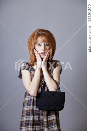 Girl in american 50s-60s style. 13891200