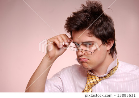 Beautiful men in glasses. Studio shot. Beautiful men in glasses. Studio shot. 13893631