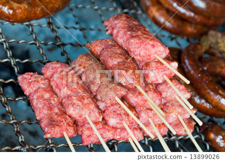 Thai style sausage . 13899026